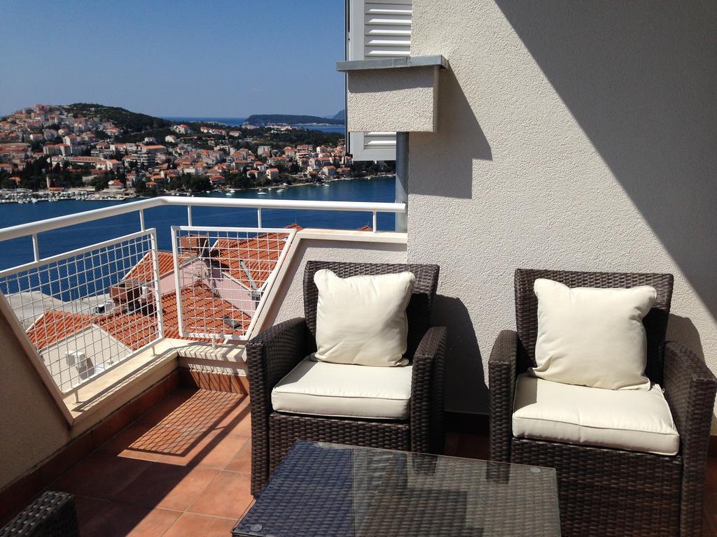 Adriatic Sea View Apartment دوبروفينك الغرفة الصورة